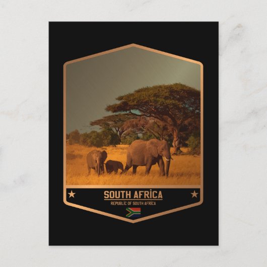 Zuid-Afrika Briefkaart (Voorkant)