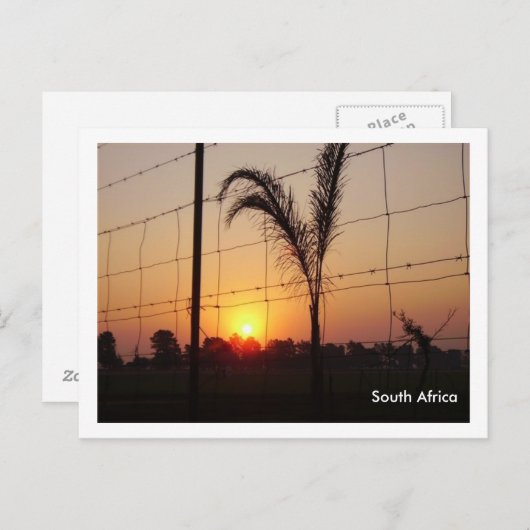 Zuid-Afrika Briefkaart (Voorkant / Achterkant)