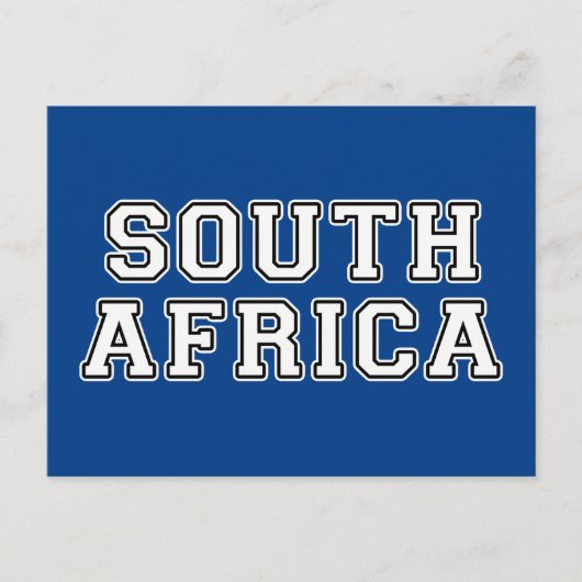 Zuid-Afrika Briefkaart (Voorkant)