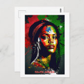 Zuid-Afrika Briefkaart - Wereld aan het Collectie  (Voorkant / Achterkant)