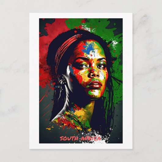 Zuid-Afrika Briefkaart - Wereld aan het Collectie  (Voorkant)