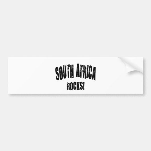 ZUID-AFRIKA BUMPERSTICKER (Voorkant)