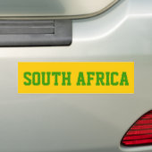 Zuid-Afrika Bumpersticker (Op auto)