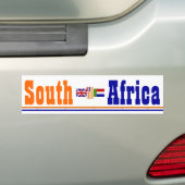 Zuid-Afrika Bumpersticker (Op auto)