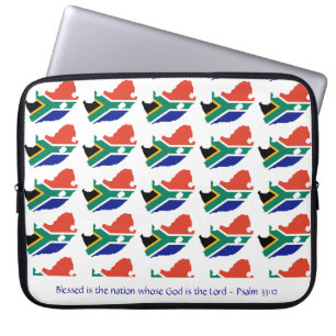 ZUID-AFRIKA - Christelijke, verouderde natielaptop Laptop Sleeve