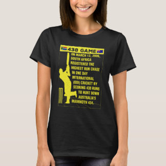 Zuid-Afrika Cricket Protea 438 Game Nostalgie Beha T-shirt