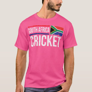 Zuid-Afrika Cricket Vlag Jersey Wedstrijd Toernooi T-shirt