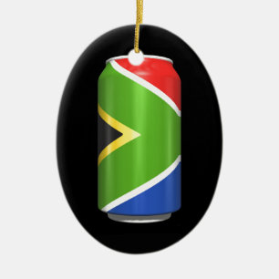 Zuid-Afrika drinken Keramisch Ornament