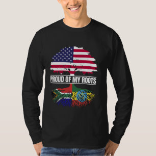Zuid-Afrika Ethiopië Trots op Zuid-Afrikaanse root T-shirt