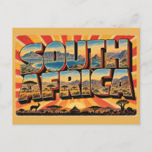 Zuid-Afrika Flat-Top Berg Savanne Vintage 