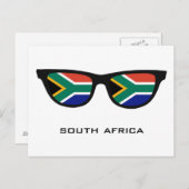 Zuid-Afrika heeft aangepaste tekst en kleuren brie Briefkaart (Voorkant / Achterkant)