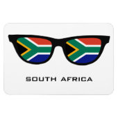 Zuid-Afrika heeft aangepaste tekst en kleurenmagne Magneet (Horizontaal)
