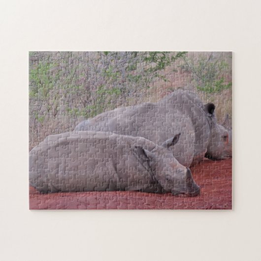 Zuid-Afrika Hluhluwe Rhino Legpuzzel (Horizontaal)