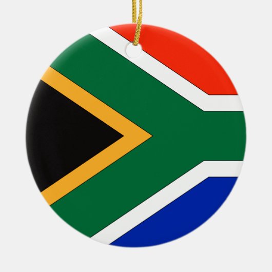Zuid-Afrika Keramisch Ornament (Voorkant)