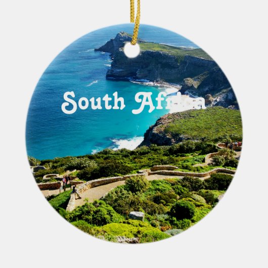 Zuid-Afrika Keramisch Ornament (Voorkant)