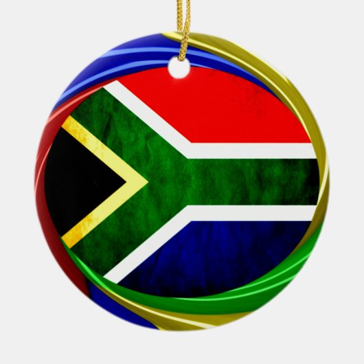 Zuid-Afrika Keramisch Ornament (Voorkant)