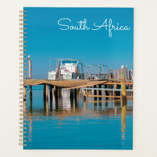 Zuid-Afrika Landschap Boat Birds Planner (Voorkant)