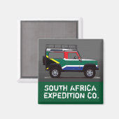 ZUID-AFRIKA MAGNEET (Voorkant / Achterkant)