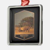 Zuid-Afrika Metalen Ornament (Links)