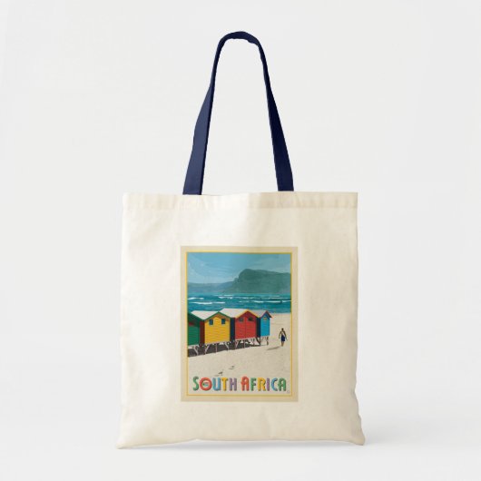 Zuid-Afrika | Muizenberg Beach Tote Bag (Voorkant)
