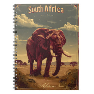 Zuid-Afrika Olifant  Notitieboek