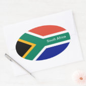Zuid-Afrika ovale stickers 1 (Envelop)