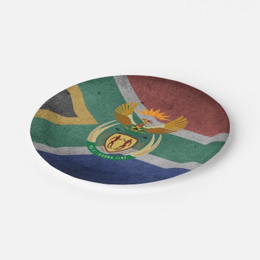 Zuid-Afrika Papieren Bordje (Gekanteld)