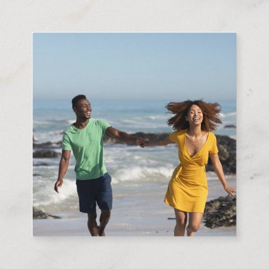 Zuid-Afrika Paspoort bruiloft QR Informatiekaartje (Achterkant)