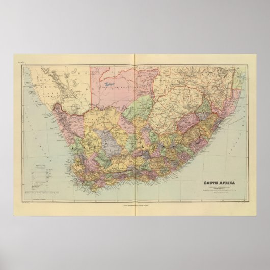 Zuid-Afrika Poster (Voorkant)
