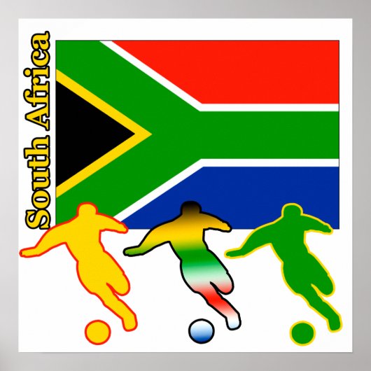 Zuid-Afrika Poster (Voorkant)