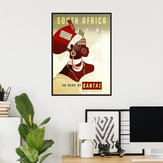 Zuid-Afrika Poster (Thuiskantoor)