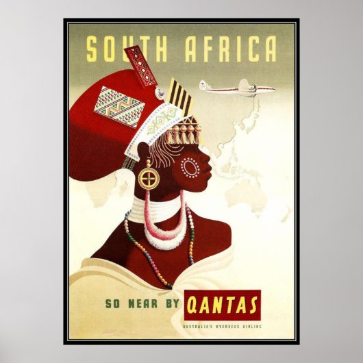 Zuid-Afrika Poster (Voorkant)
