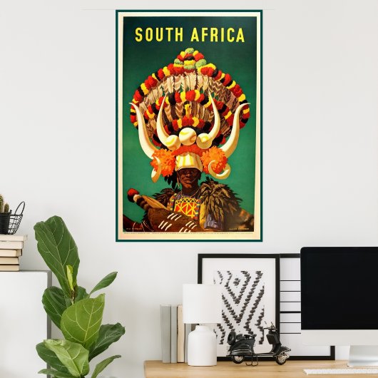 Zuid-Afrika Poster (Thuiskantoor)