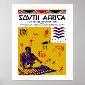 Zuid-Afrika Poster (Voorkant)