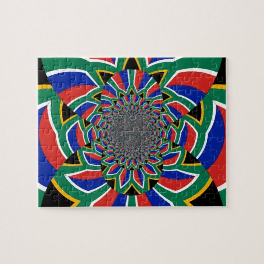 Zuid-Afrika Puzzle Legpuzzel (Horizontaal)