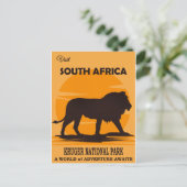 Zuid-Afrika Reisposter Briefkaart (Staand voorkant)