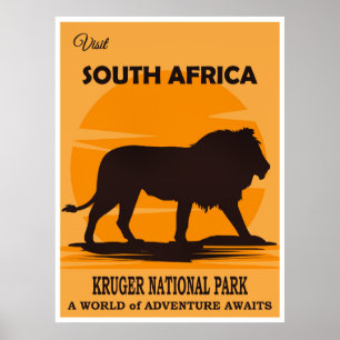 Zuid-Afrika Reisposter Poster