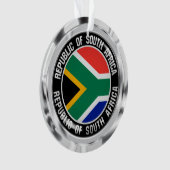 Zuid-Afrika Ronde Embleem Ornament (voorkant)