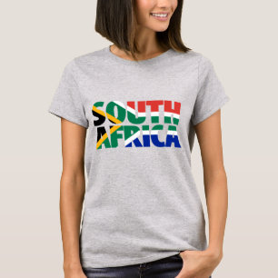 Zuid-Afrika Roots Zuid-Afrikaanse vlag Braai T-shirt