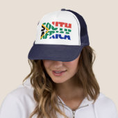 Zuid-Afrika Roots Zuid-Afrikaanse vlag Braai Trucker Pet (In situ)