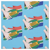 Zuid-Afrika Rugby Stof (Swatch)