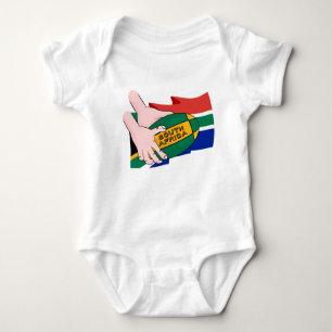 Zuid-Afrika rugbyvlag Romper