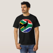Zuid-Afrika Secretarybird Secretaris vogel Afrikaa T-shirt (Voorkant volledig)