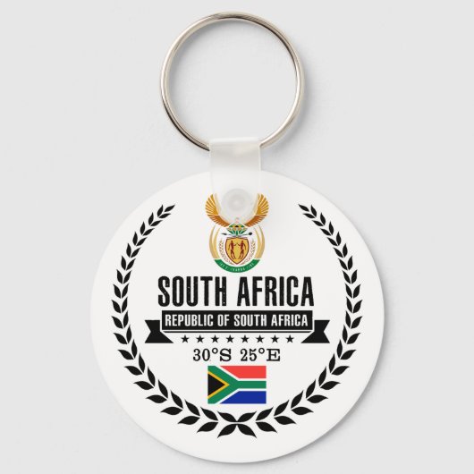 Zuid-Afrika Sleutelhanger (Voorkant)