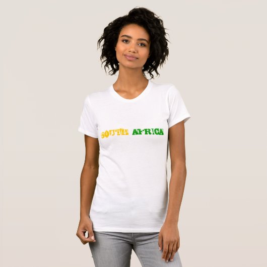 Zuid-Afrika T-shirt (Voorkant volledig)