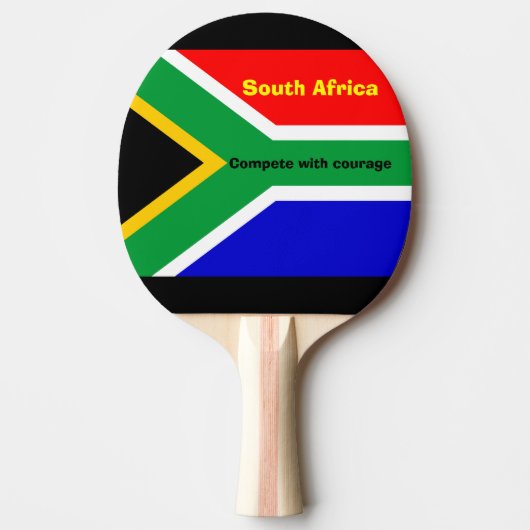 Zuid-Afrika Tafeltennisbatje (Voorkant)