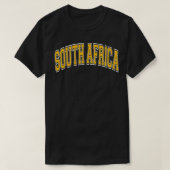 Zuid-Afrika Varsity Style Amber Tet Pullover (Design voorkant)