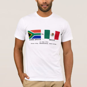 Zuid-Afrika versus Mexico Game Day T-shirt
