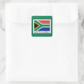 Zuid-Afrika Vierkante Sticker (Tas)