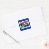 Zuid-Afrika Vierkante Sticker (Envelop)